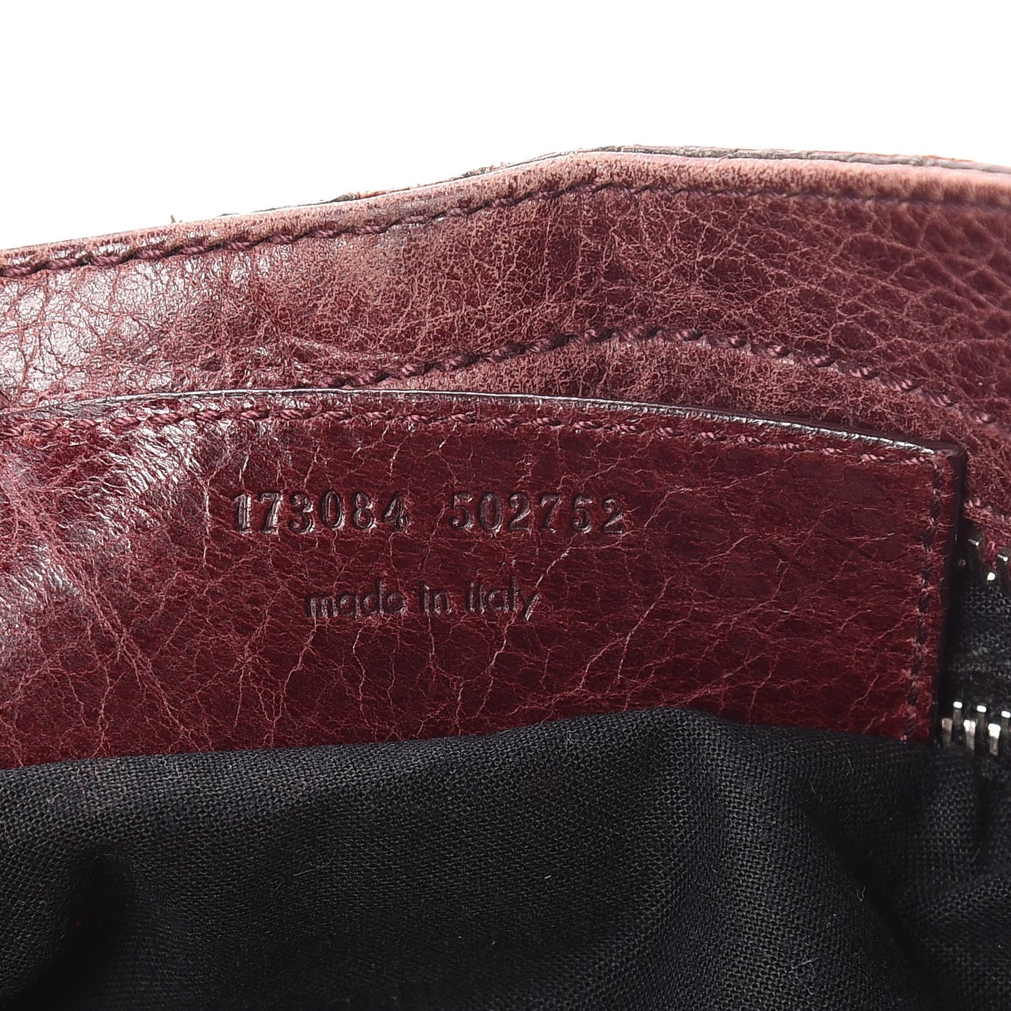 Agneau Giant 21 Silver Hardware City Dark Wine