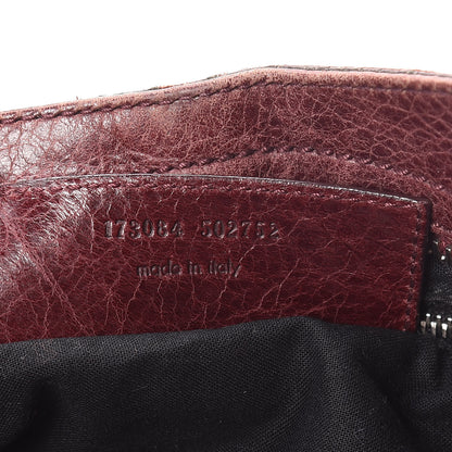 Balenciaga Agneau Giant 21 Silver Hardware City Dark Wine 7 of 20