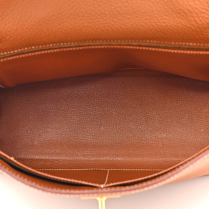 Hermes Togo Kelly Retourne 32 Gold 5 of 22