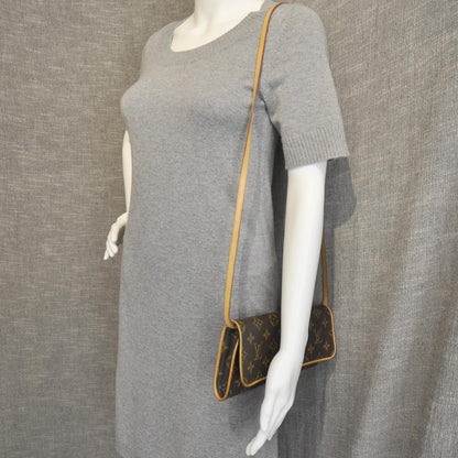 Louis Vuitton Monogram Pochette Twin GM 3 of 9