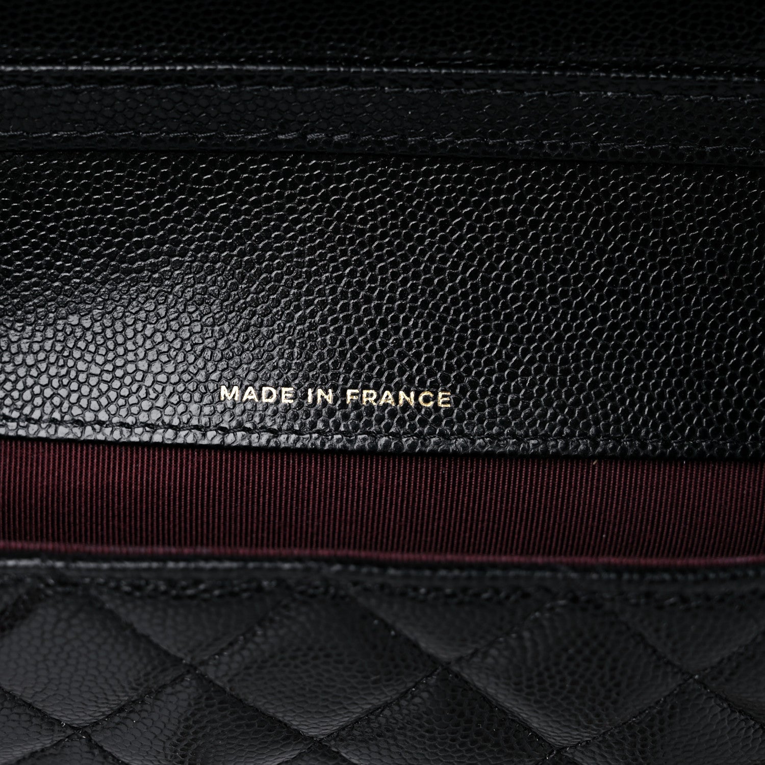 Chanel Caviar Quilted Glasses Case With Chain Black 7 of 11