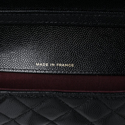 Chanel Caviar Quilted Glasses Case With Chain Black 7 of 11