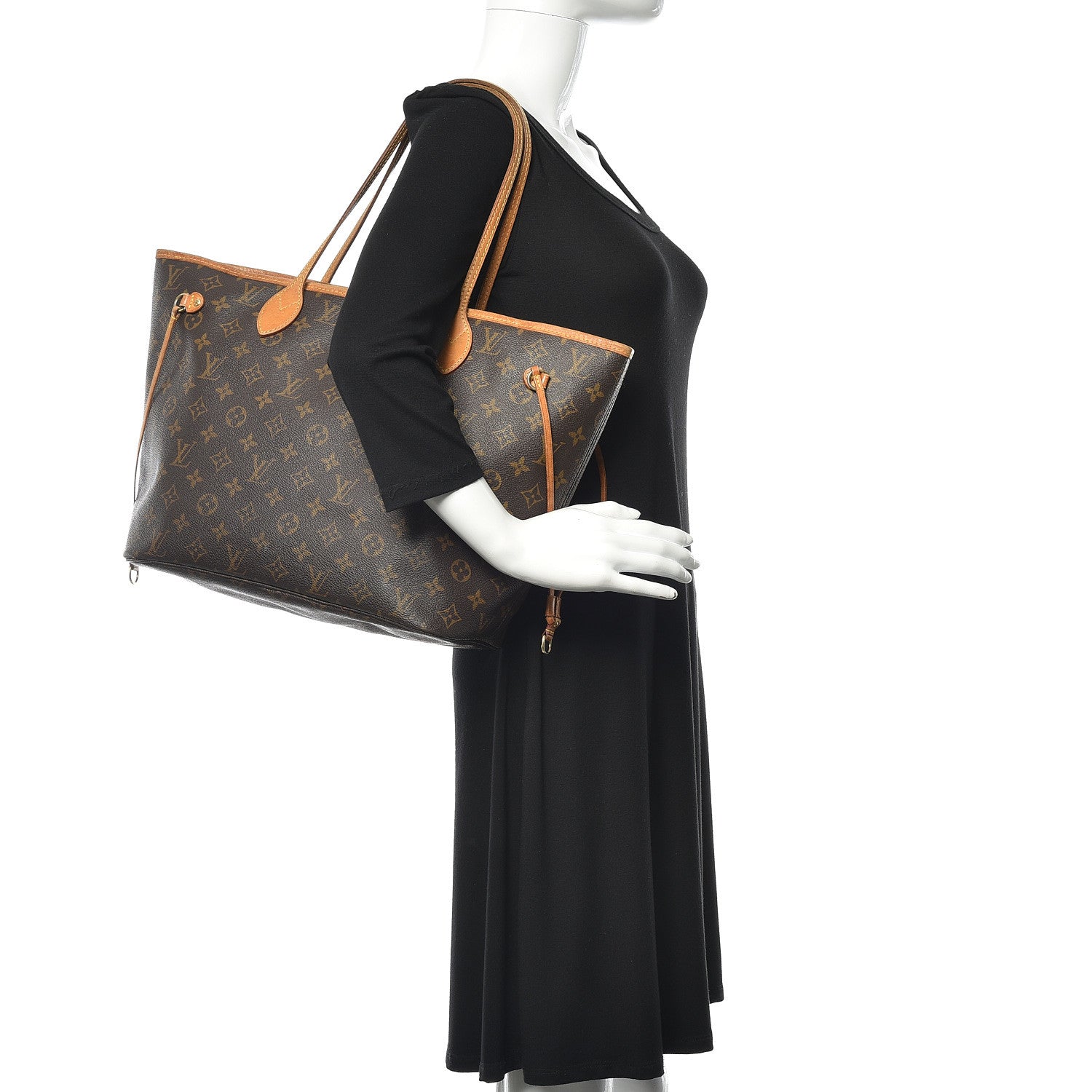 Louis Vuitton Monogram Neverfull MM 2 of 15