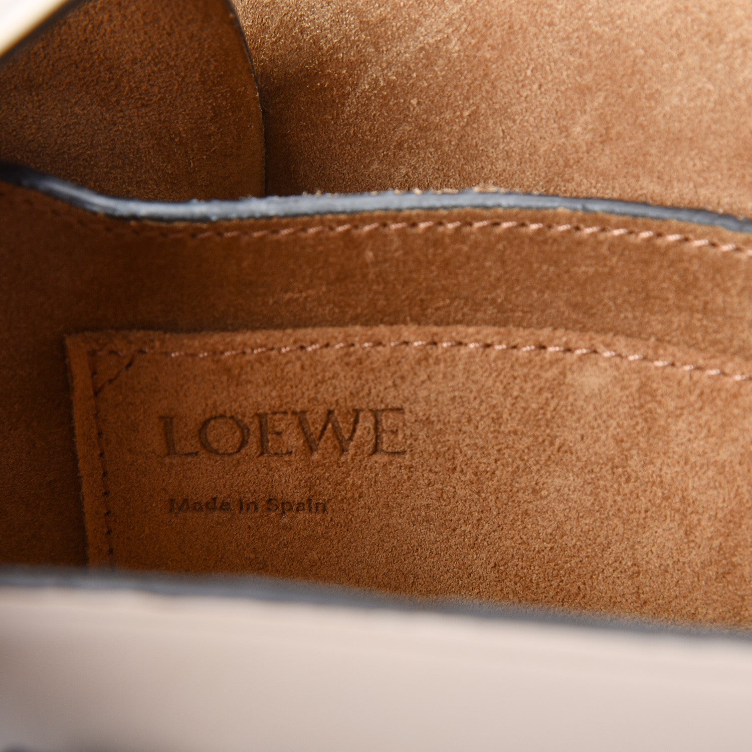 Loewe Soft Calfskin Small Gate Crossbody Bag Marine Light Oat 5 of 10