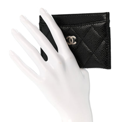 Chanel Caviar Quilted Card Holder Black 2 of 9