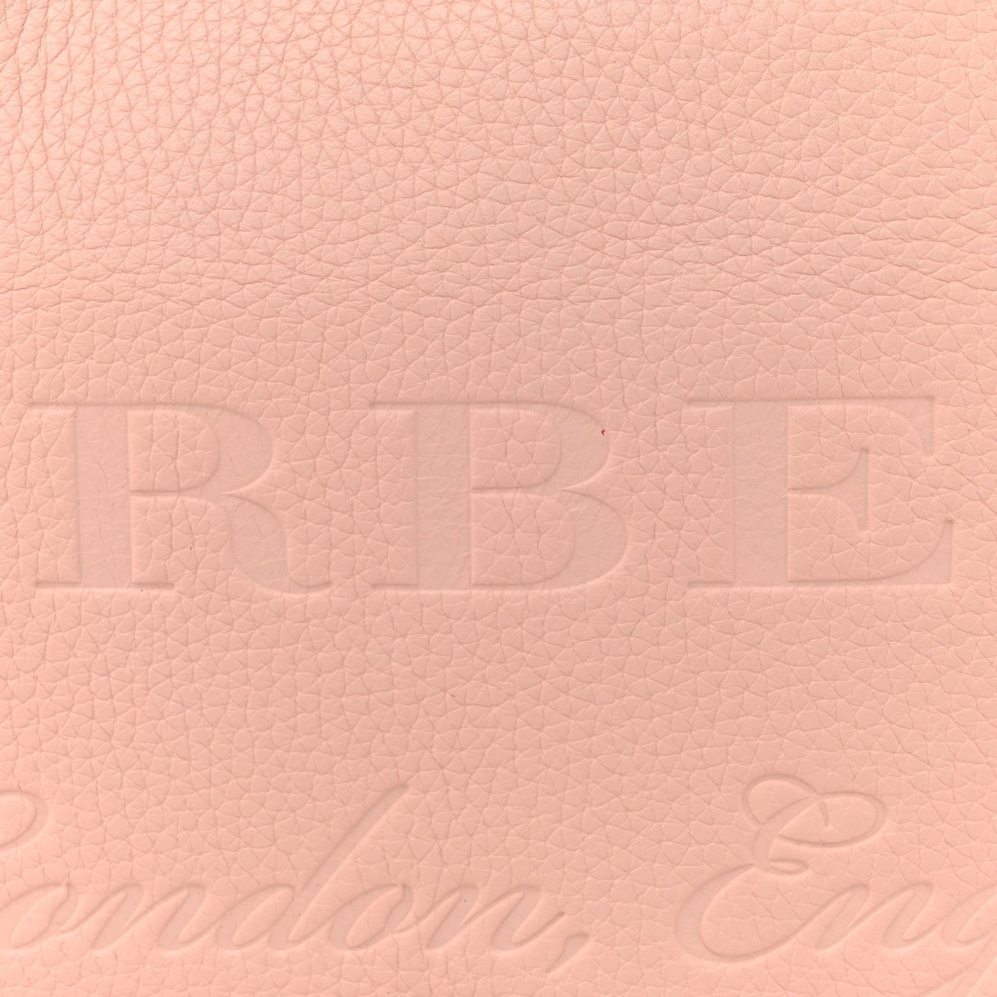 Grainy Calfskin Remington Tote Pale Ash Rose