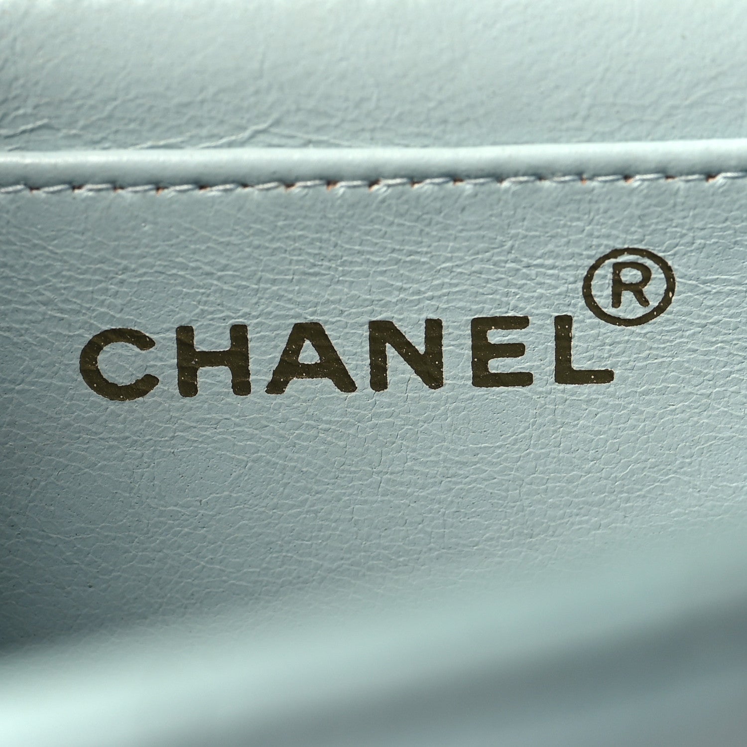 Chanel Lambskin Quilted Jumbo Single Flap Light Blue 6 of 10