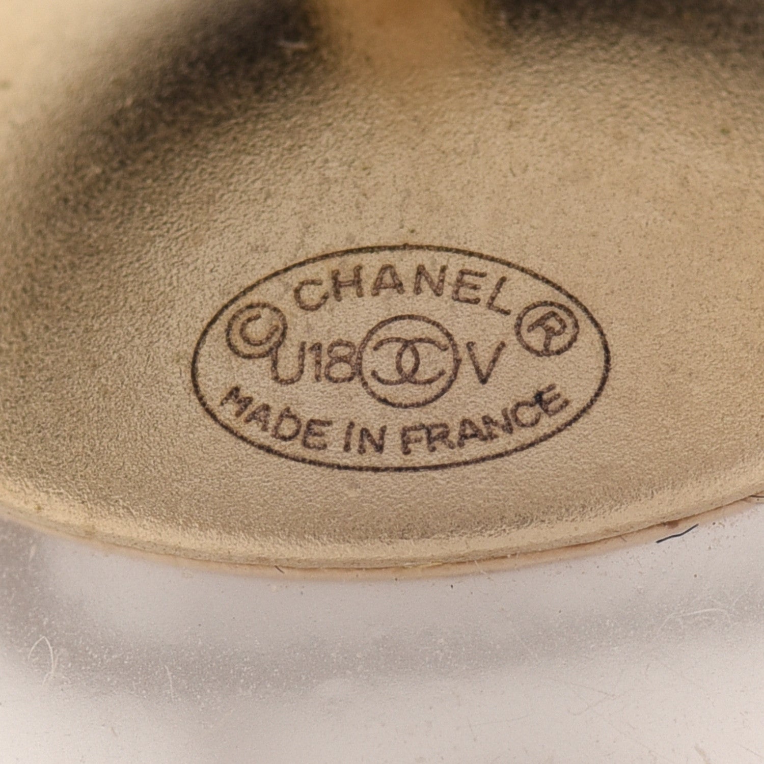 Chanel Pearl CC Hair Tie Black White 3 of 3
