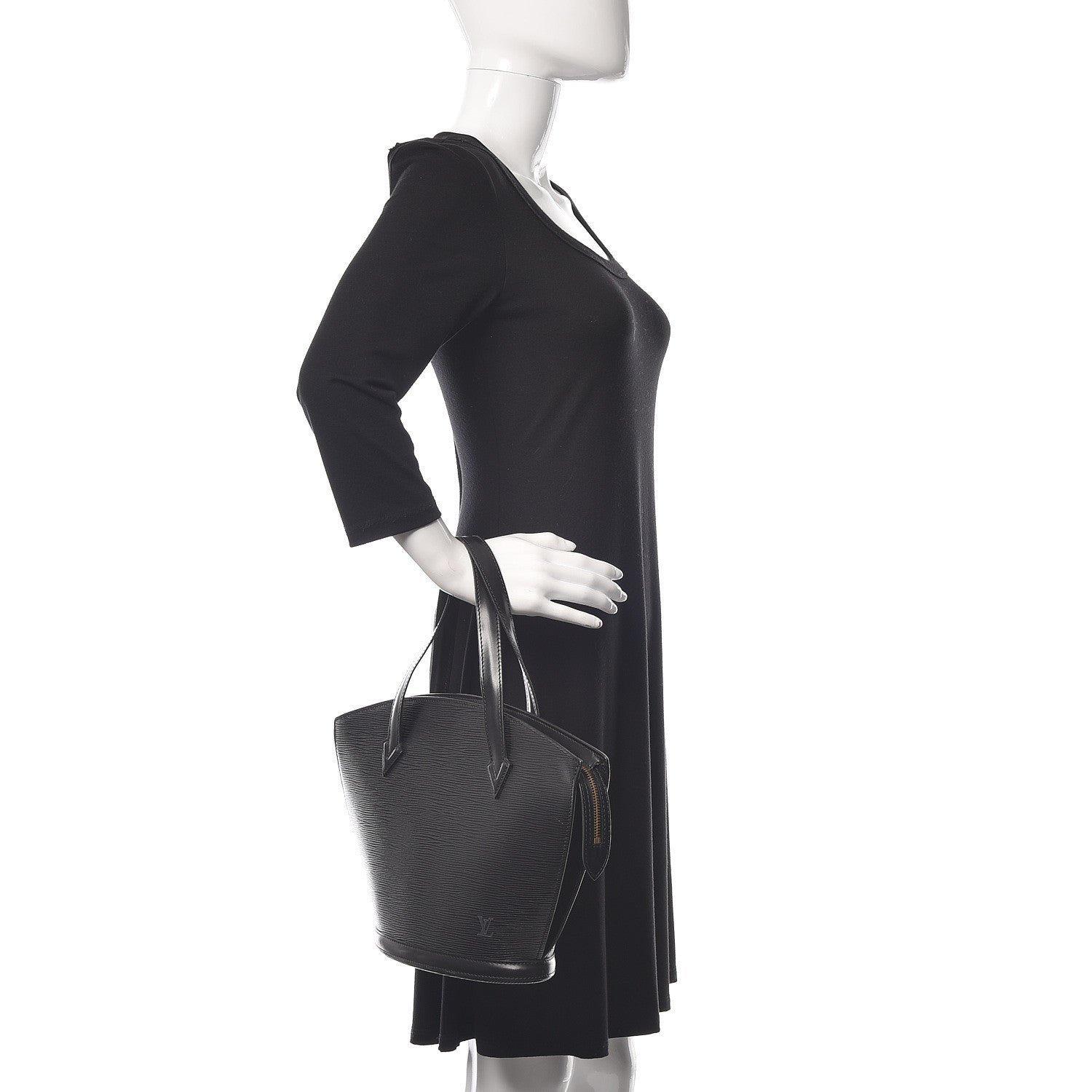 Louis Vuitton Epi Saint Jacques PM Black 2 of 12