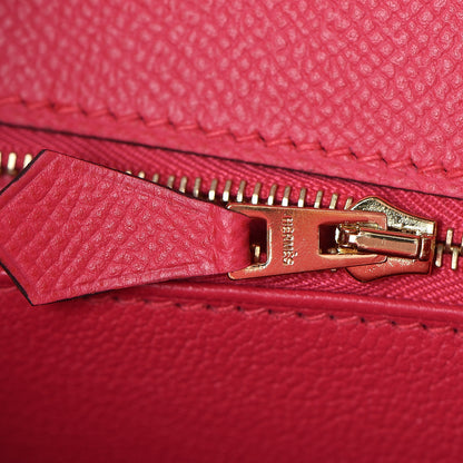 Hermes Epsom Kelly Sellier 25 Rose Extreme 29 of 37
