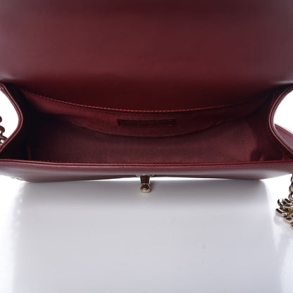 Chanel Lambskin Quilted Medium Boy Flap Dark Red 5 of 7