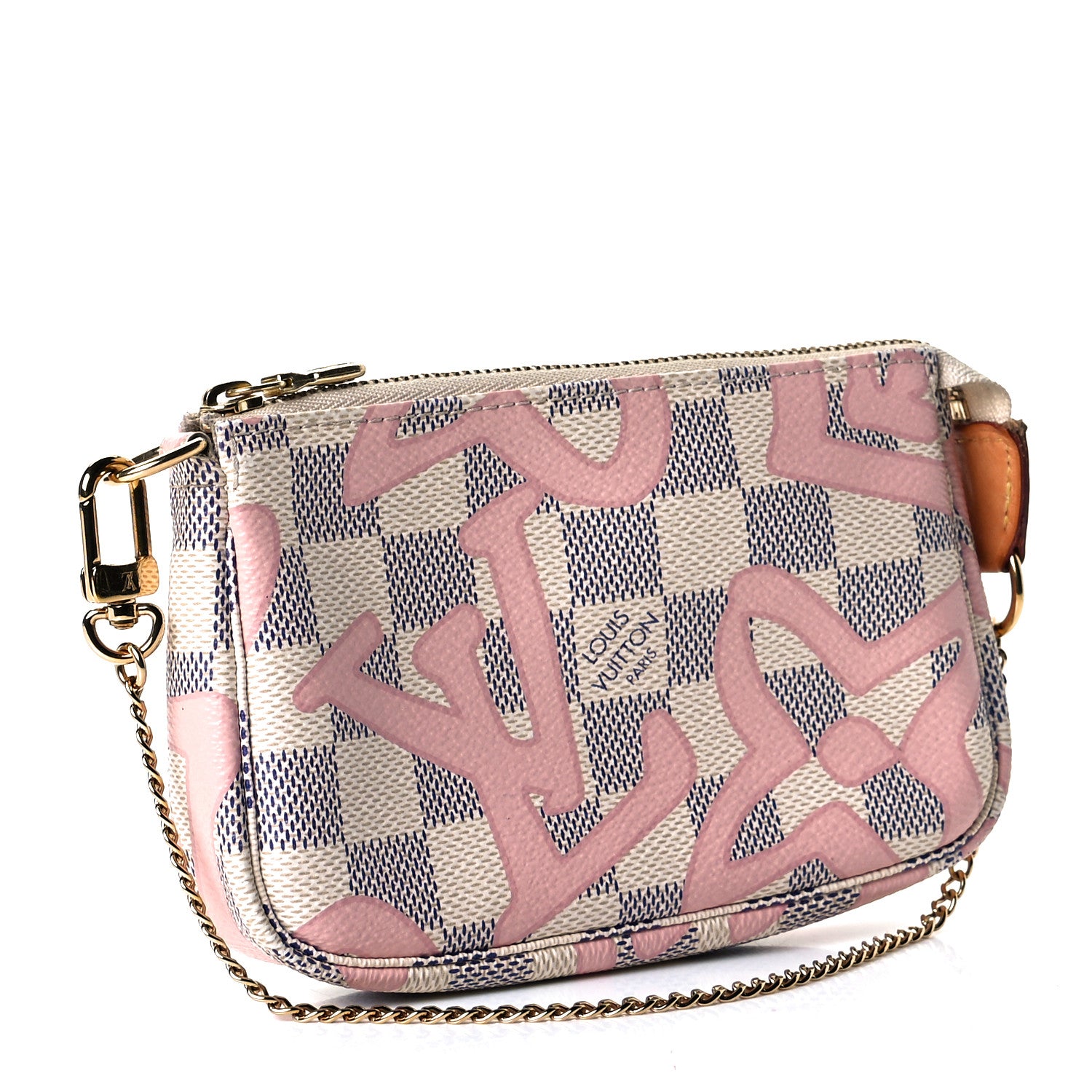 Louis Vuitton Damier Azur Tahitienne Mini Pochette Accessories 3 of 7