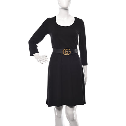 Gucci Calfskin Double G 40mm Belt 75 30 Black 2 of 6