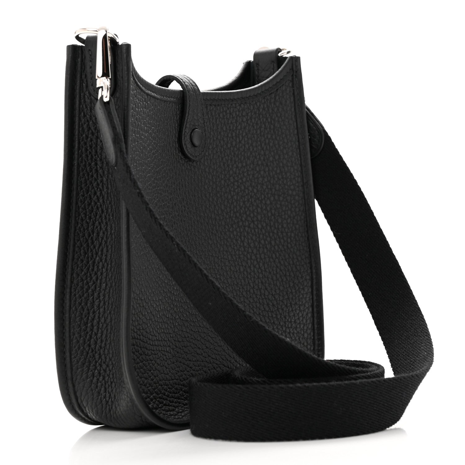 Hermes Taurillon Clemence Evelyne TPM Black 3 of 11