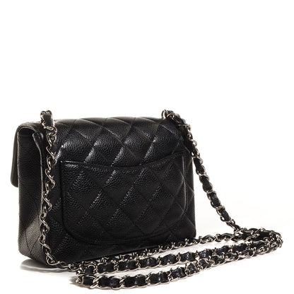 Chanel Caviar Quilted Mini Square Flap Black 3 of 10