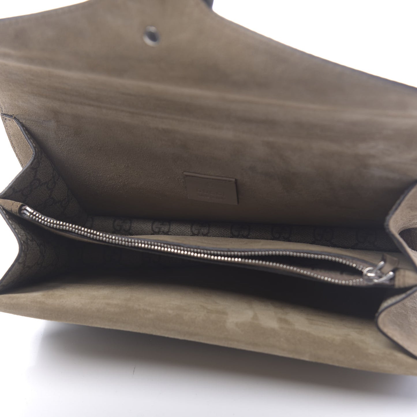 GG Supreme Monogram Small Dionysus Shoulder Bag Taupe