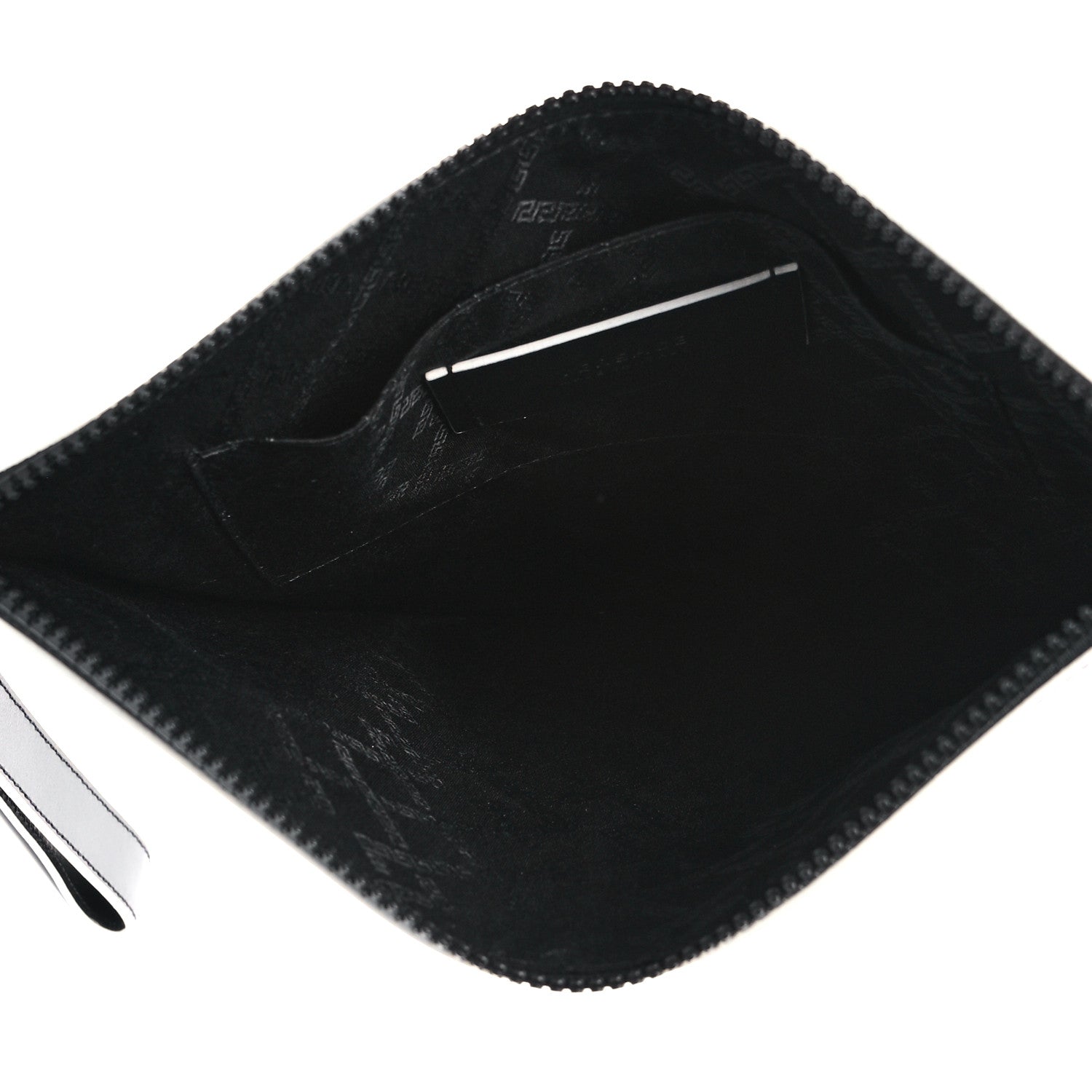 Versace Calfskin Versace With Love Pochette Black 5 of 10