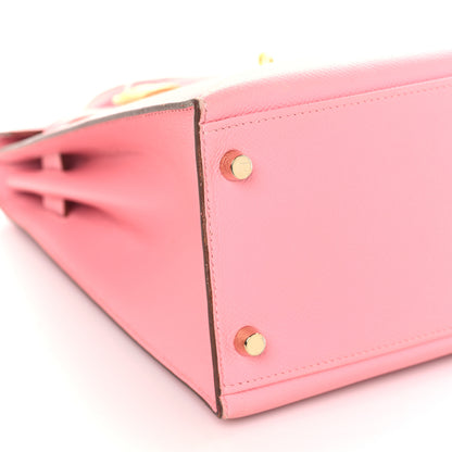 Hermes Epsom Kelly Sellier 32 Rose Confetti 9 of 10