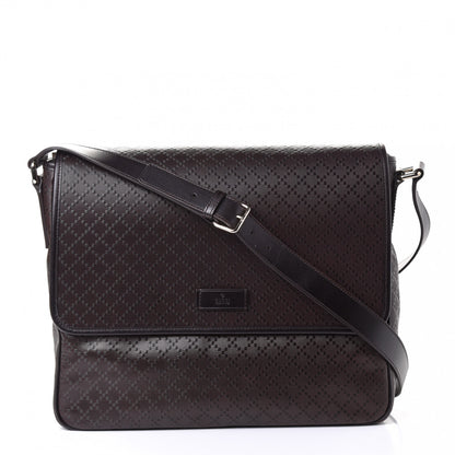 Gucci Bright Diamante Medium Flap Messenger Bag Testa di Moro 1 of 4