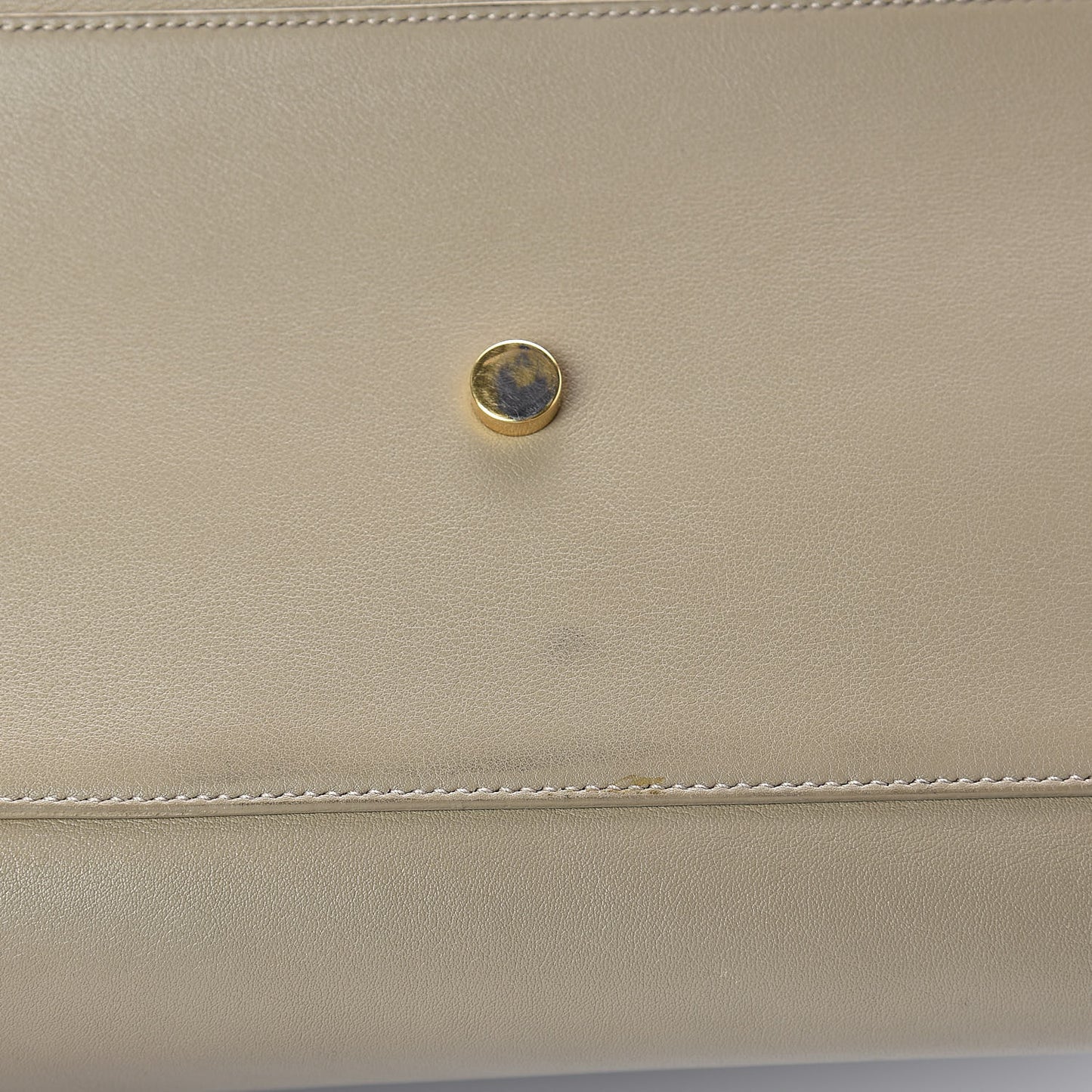 Grained Calfskin Small Sac De Jour Dark Beige