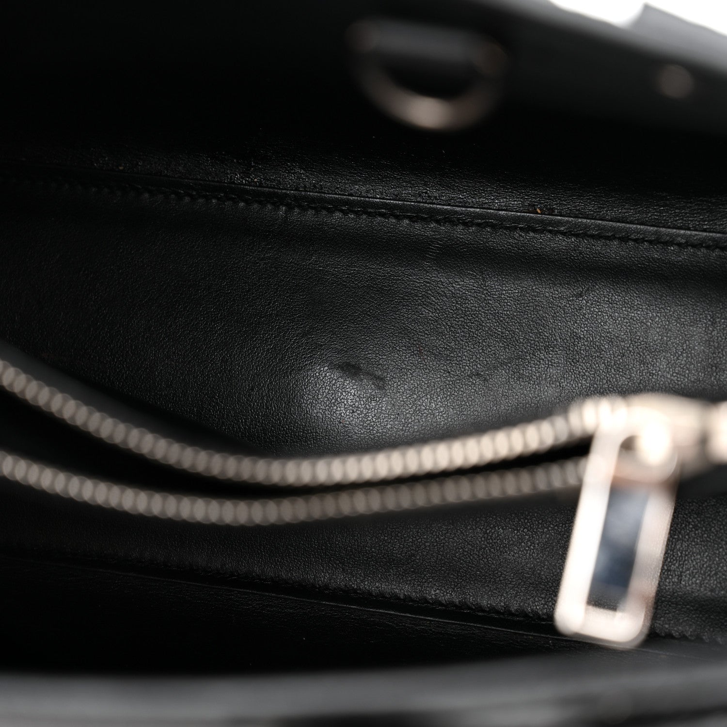 Saint Laurent Calfskin Crocodile Embossed Baby Sac De Jour Black 13 of 14