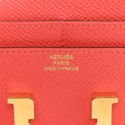 Hermes Epsom Constance Short Wallet Rose Jaipur 6 of 8