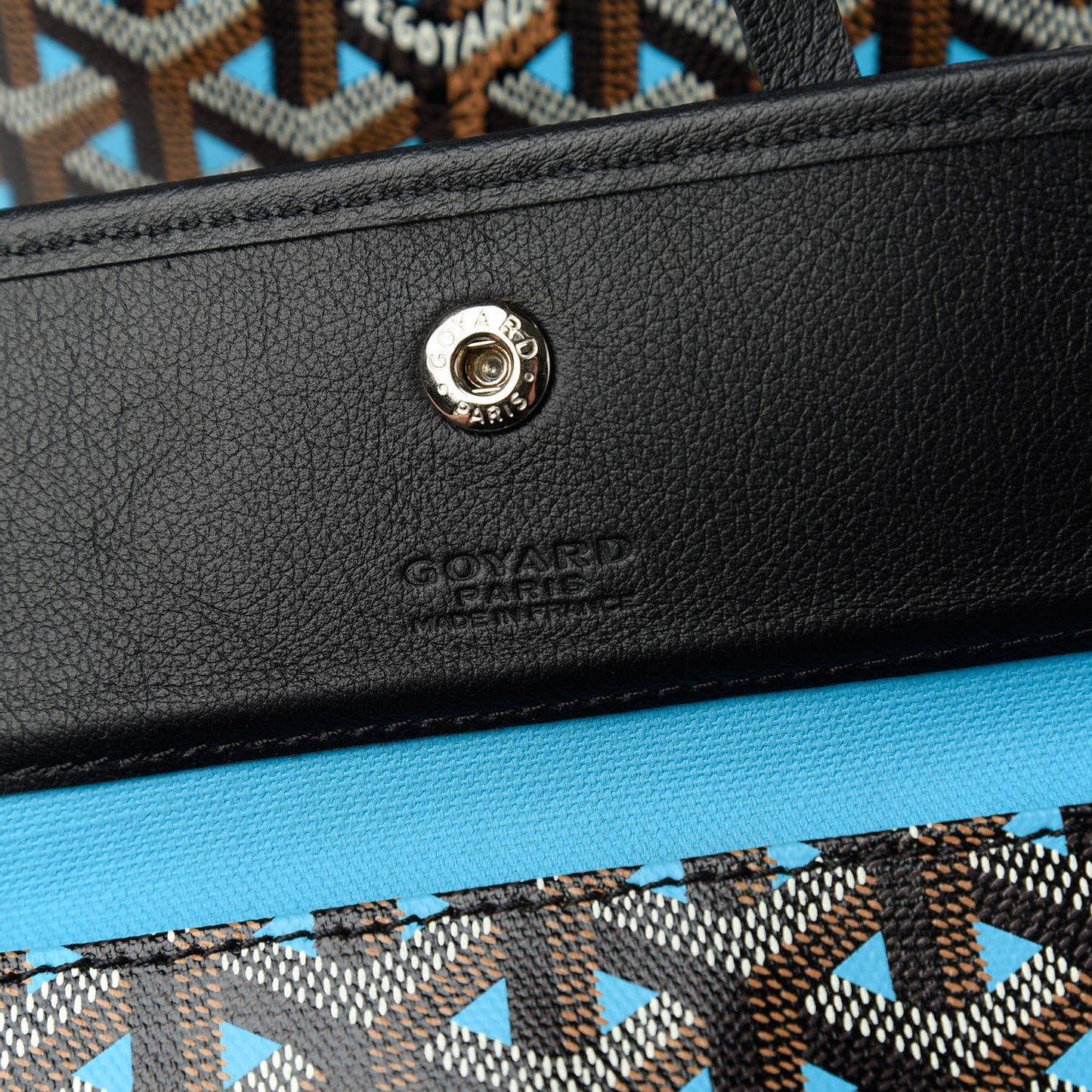 Goyardine Saint Louis Claire Voie PM Black Blue