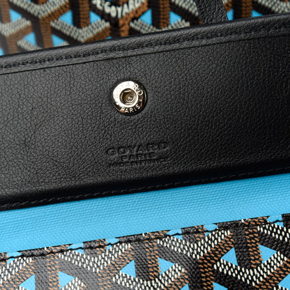 Goyard Goyardine Saint Louis Claire Voie PM Black Blue 8 of 9