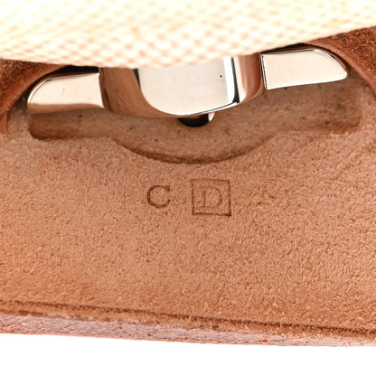 Hermes Toile Vache Calfskin Herbag 30 PM Naturel 9 of 15