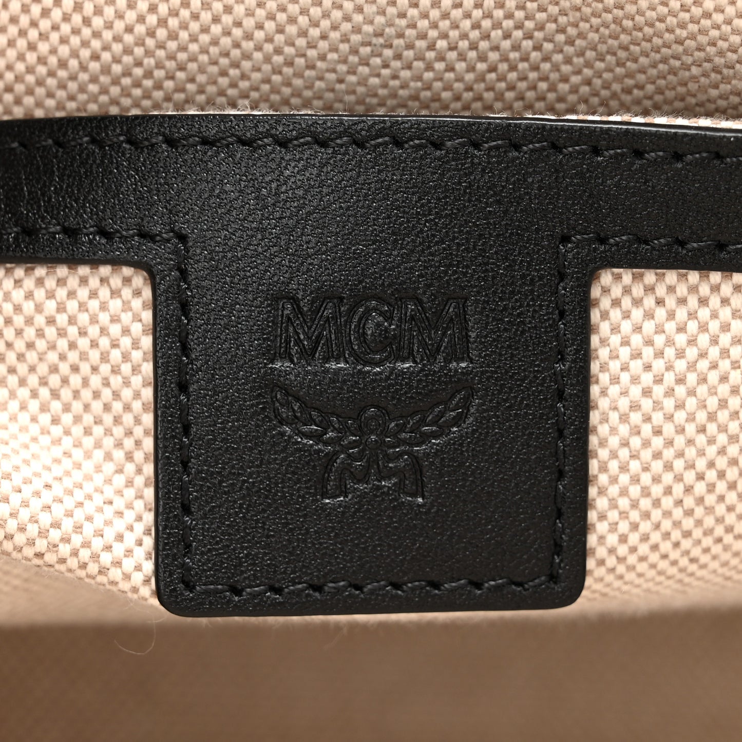 Jacquard Cubic Monogram Klassic Crossbody Bag Black White