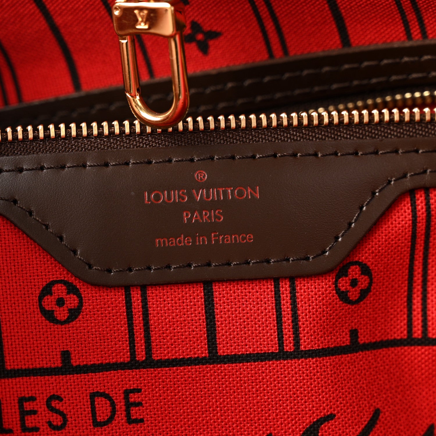 Louis Vuitton Damier Ebene Neverfull MM 6 of 14