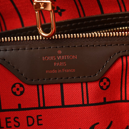 Louis Vuitton Damier Ebene Neverfull MM 6 of 14