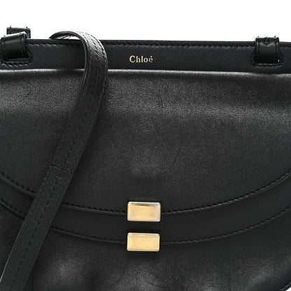 Chloe Calfskin Georgia Crossbody Bag Black 7 of 12