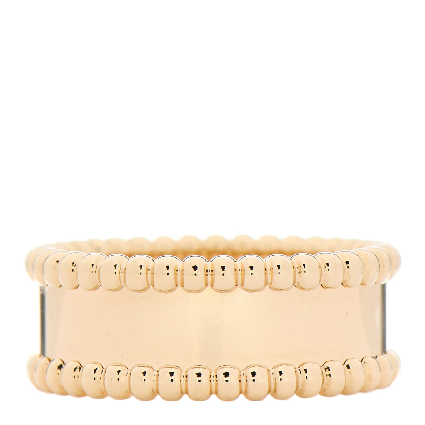 18K Yellow Gold Perlee Signature Ring 53 6.5
