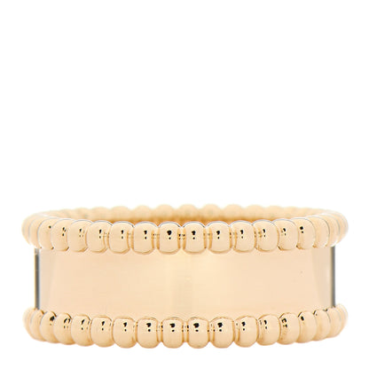 Van Cleef & Arpels 18K Yellow Gold Perlee Signature Ring 53 6.5 2 of 3