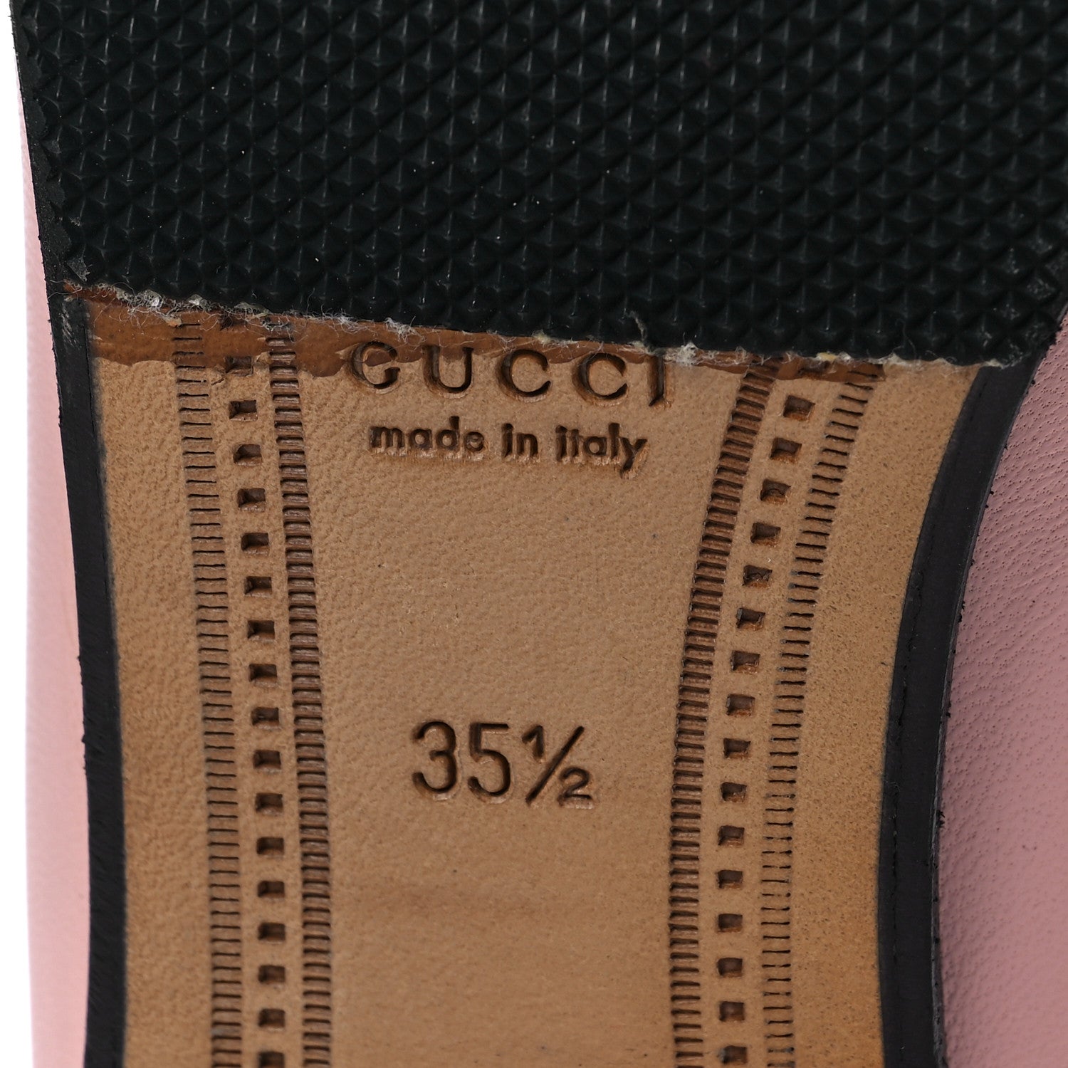 Gucci Lambskin Womens Brixton Horsebit Loafers 35.5 Perfect Pink 7 of 8