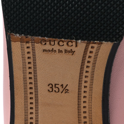 Gucci Lambskin Womens Brixton Horsebit Loafers 35.5 Perfect Pink 7 of 8