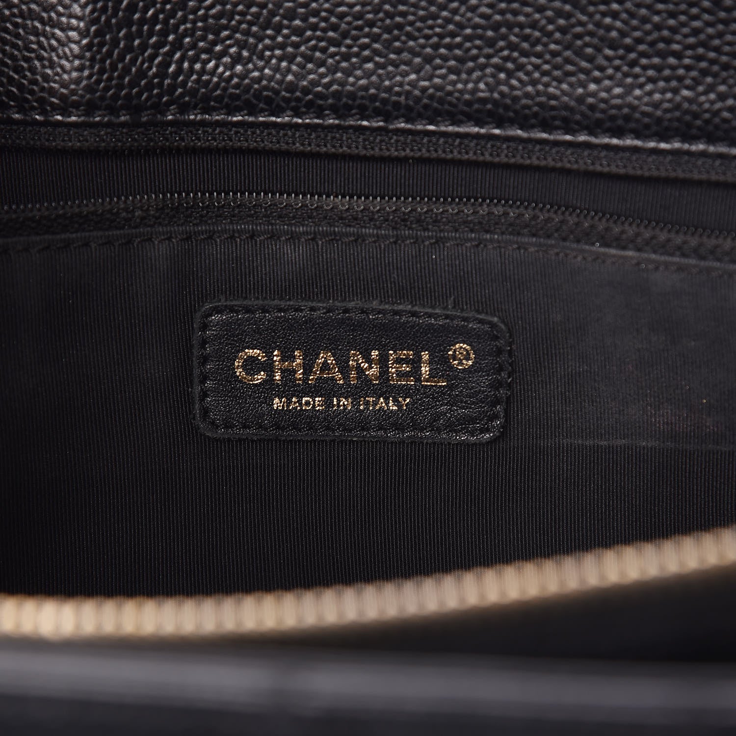 Chanel Caviar Quilted Grand Shopping Tote GST Black 6 of 11