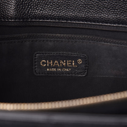 Chanel Caviar Quilted Grand Shopping Tote GST Black 6 of 11