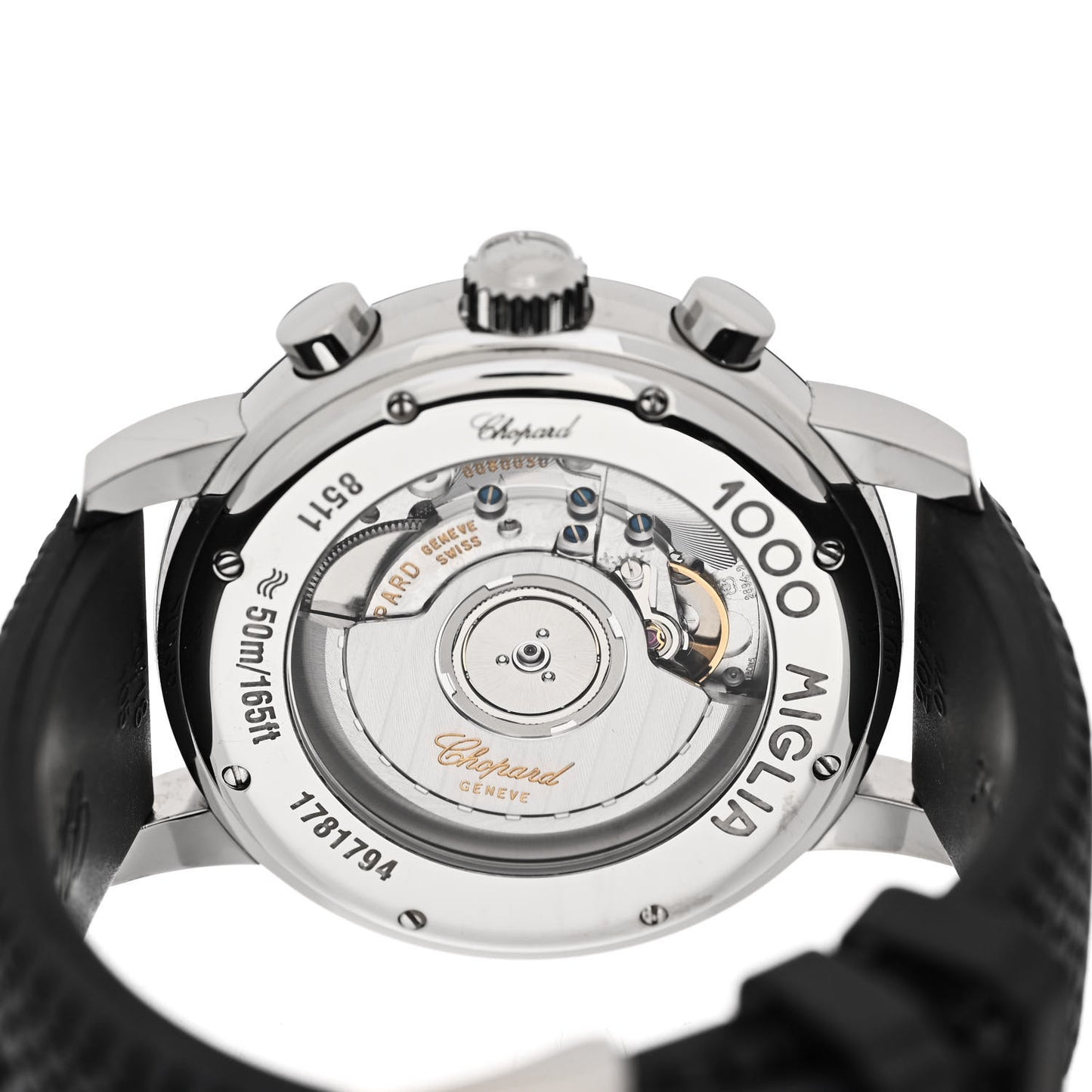 Stainless Steel Rubber Mother of Pearl 42mm 1000 Mille Miglia Chronograph Automatic Watch