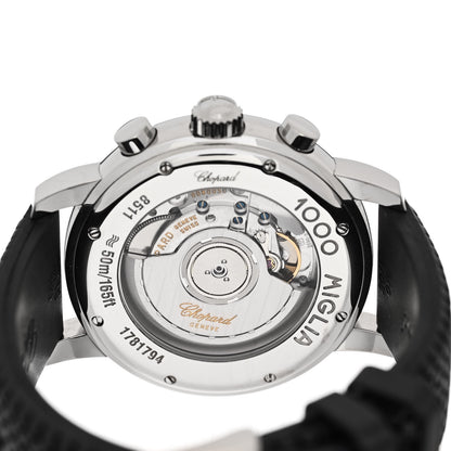 Chopard Stainless Steel Rubber Mother of Pearl 42mm 1000 Mille Miglia Chronograph Automatic Watch 4 of 5