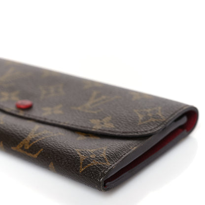 Louis Vuitton Monogram Emilie Wallet Rouge 7 of 8