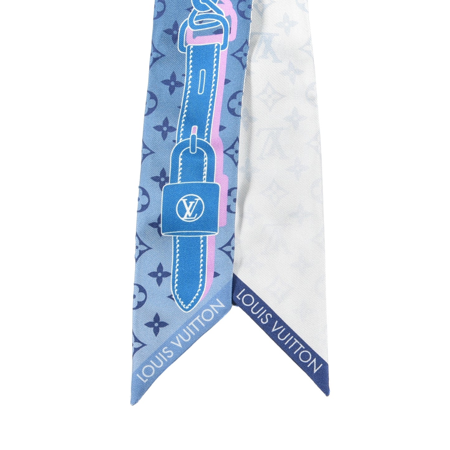 Silk Monogram Rising Confidential BB Bandeau Denim