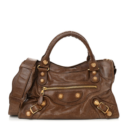 Balenciaga Agneau Giant 21 Gold Hardware City Castagna 1 of 13