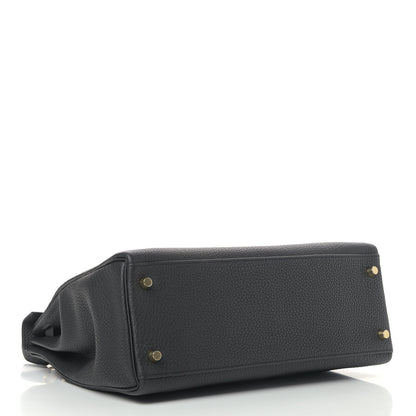 Hermes Togo Kelly Retourne 32 Black 4 of 10