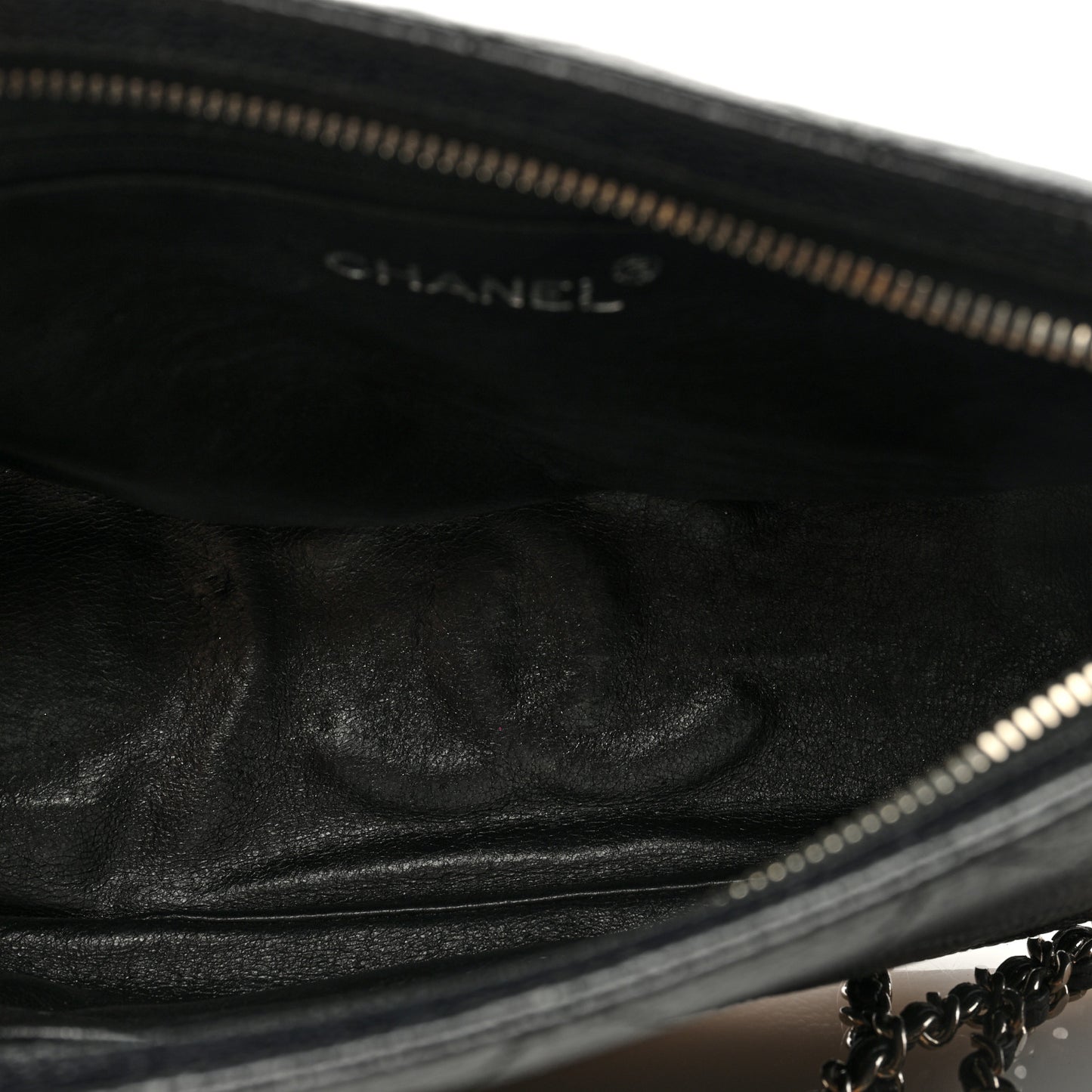 Caviar Quilted Shoulder Bag Black