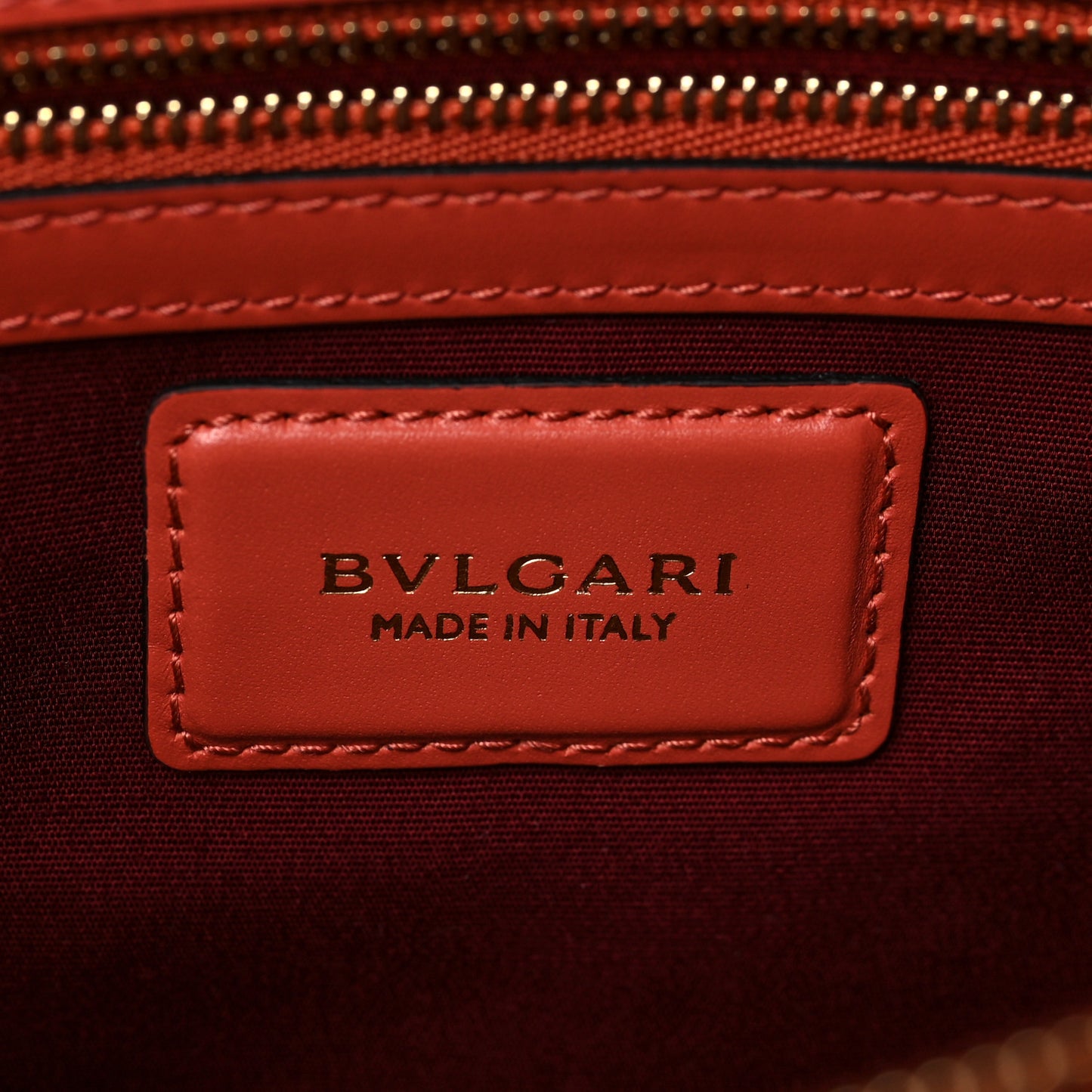 Calfskin Serpenti Forever Shoulder Bag Coral