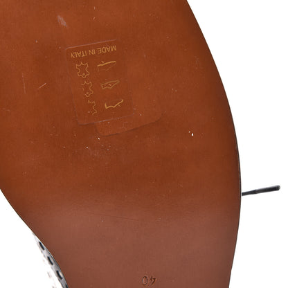 Christian Dior Calfskin Diorunit Oxford Flats 40 Black White 10 of 11
