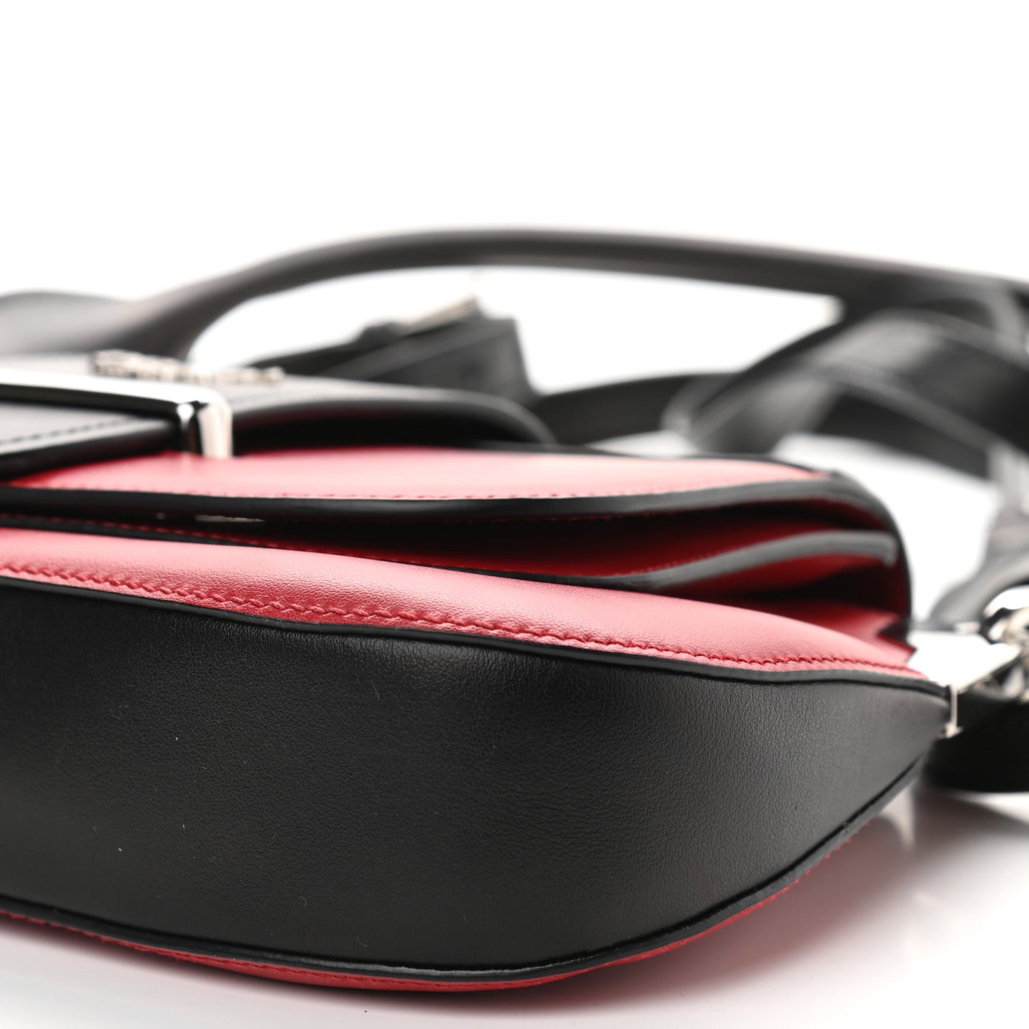 City Calfskin Sidonie Shoulder Bag Rosso Black