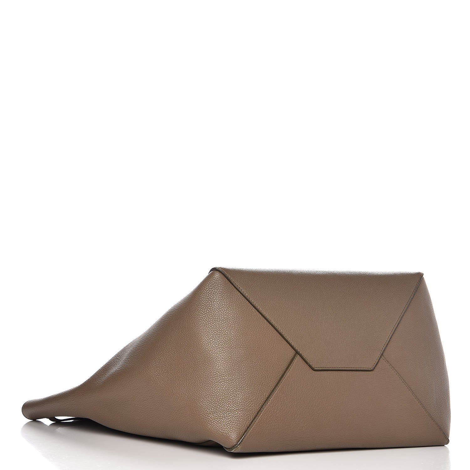 Celine Soft Grained Calfskin Medium Belt Cabas Phantom Taupe 4 of 9